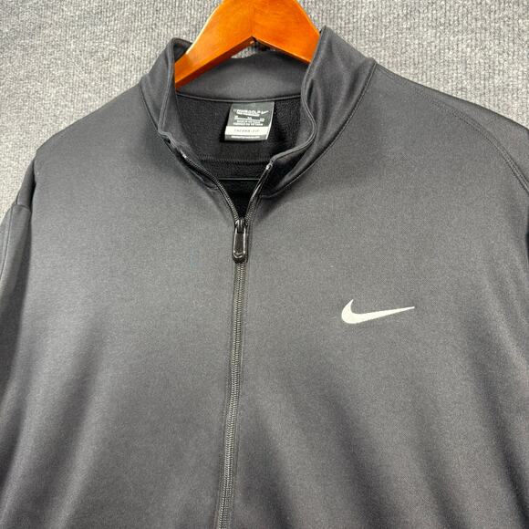 Nike Golf Tour Performance Therma-Fit Jacket Men's XL Black Full Zip Activewear - Picture 2 of 11